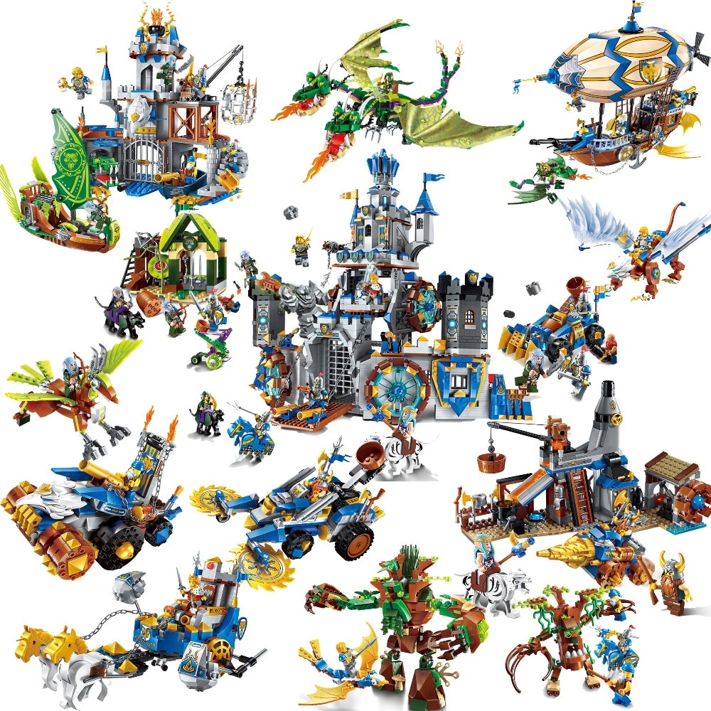 Elves Building Block War of Glory Castle Knights The Battle Bunker Educational Bricks Toy Boy Gift
