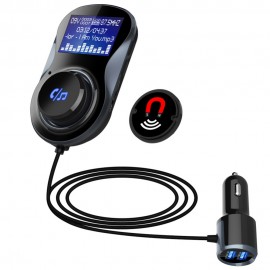 Bluetooth Hands-free FM Modulator Stereo Car MP3 Player Audio Adaptor FM Transmitter Support U Disk TF for iPhone X 8 7amp;Android