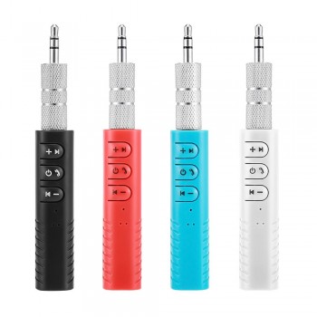 Universal 3.5mm jack Bluetooth Car Kit Hands free Music Audio Receiver Adapter Auto AUX  Kit for Speaker Headphone Car Stereo
