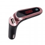 JINSERTA Hands Free Wireless Bluetooth FM Transmitter AUX Modulator Car Kit MP3 Player SD USB TF music play