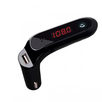 JINSERTA Hands Free Wireless Bluetooth FM Transmitter AUX Modulator Car Kit MP3 Player SD USB TF music play