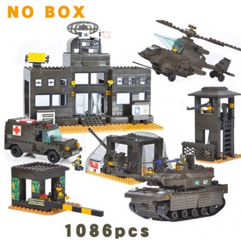 Sluban compatible legoed Military Tank world war 2 Army figures Series Set troops Building Blocks Bricks Helicopter Model Toys