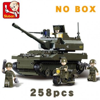 Sluban compatible legoed Military Tank world war 2 Army figures Series Set troops Building Blocks Bricks Helicopter Model Toys