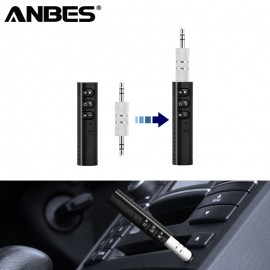 Universal 3.5mm jack Bluetooth Car Kit Hands free Music Audio Receiver Adapter Auto AUX Kit for Speaker Headphone Car Stereo