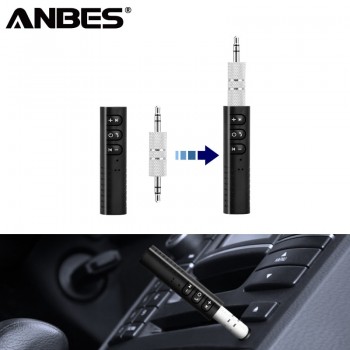 Universal 3.5mm jack Bluetooth Car Kit Hands free Music Audio Receiver Adapter Auto AUX Kit for Speaker Headphone Car Stereo