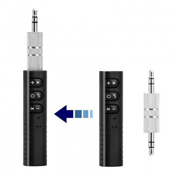 Universal 3.5mm jack Bluetooth Car Kit Hands free Music Audio Receiver Adapter Auto AUX Kit for Speaker Headphone Car Stereo