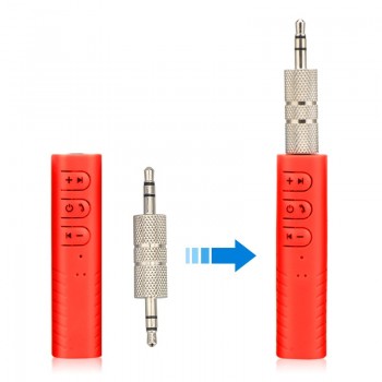 Universal 3.5mm jack Bluetooth Car Kit Hands free Music Audio Receiver Adapter Auto AUX Kit for Speaker Headphone Car Stereo