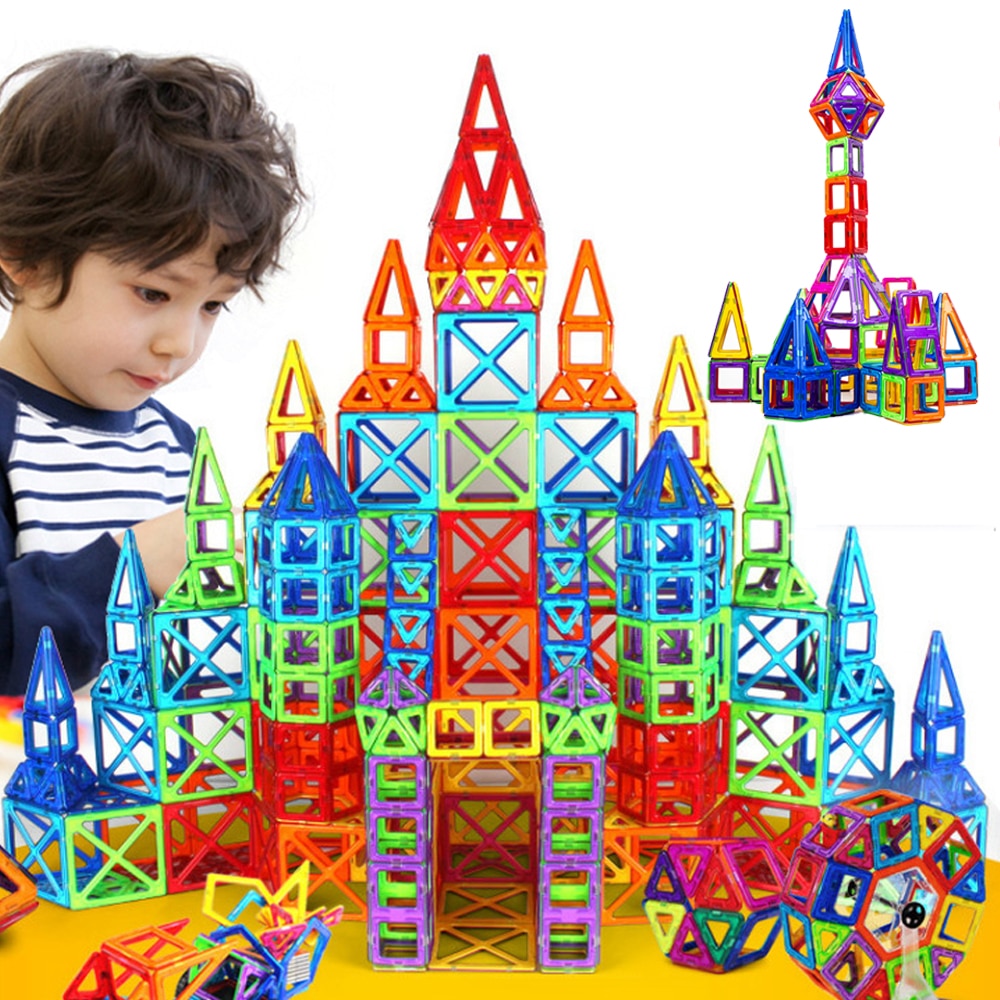 KACUU 298pcs Mini Magnetic Designer Construction Set Model amp; Building Toy DIY Magnetic Blocks Educational Toys for Children
