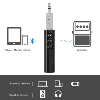 Mini Bluetooth Aux Audio Receiver Bluetooth Transmitter 3.5mm Jack Handsfree Auto Bluetooth Car Kit Music Adapter Aux Bluetooth