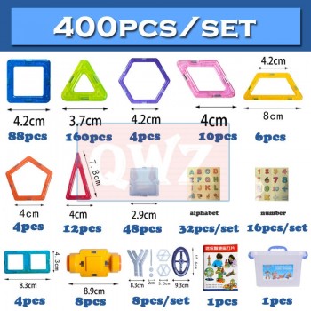 BD HOT 400pcs-32pcs Mini Magnetic Designer Construction Set Model amp; Building Toy Magnetic Blocks Educational Toys For Kids Gifts