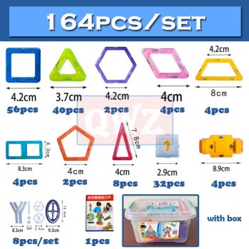BD HOT 400pcs-32pcs Mini Magnetic Designer Construction Set Model amp; Building Toy Magnetic Blocks Educational Toys For Kids Gifts
