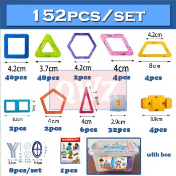 BD HOT 400pcs-32pcs Mini Magnetic Designer Construction Set Model amp; Building Toy Magnetic Blocks Educational Toys For Kids Gifts