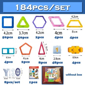 BD HOT 400pcs-32pcs Mini Magnetic Designer Construction Set Model amp; Building Toy Magnetic Blocks Educational Toys For Kids Gifts