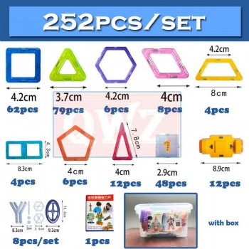 BD HOT 400pcs-32pcs Mini Magnetic Designer Construction Set Model amp; Building Toy Magnetic Blocks Educational Toys For Kids Gifts