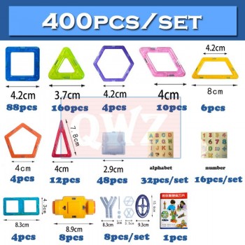 BD HOT 400pcs-32pcs Mini Magnetic Designer Construction Set Model amp; Building Toy Magnetic Blocks Educational Toys For Kids Gifts