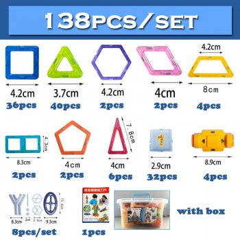 BD HOT 400pcs-32pcs Mini Magnetic Designer Construction Set Model amp; Building Toy Magnetic Blocks Educational Toys For Kids Gifts