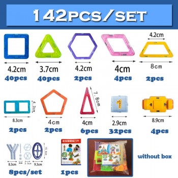 BD HOT 400pcs-32pcs Mini Magnetic Designer Construction Set Model amp; Building Toy Magnetic Blocks Educational Toys For Kids Gifts
