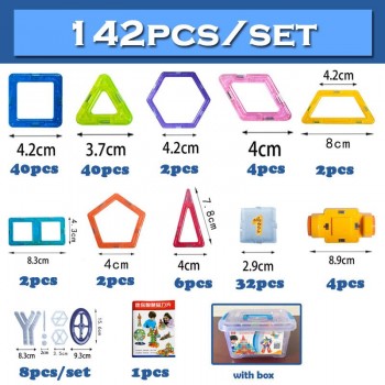 BD HOT 400pcs-32pcs Mini Magnetic Designer Construction Set Model amp; Building Toy Magnetic Blocks Educational Toys For Kids Gifts