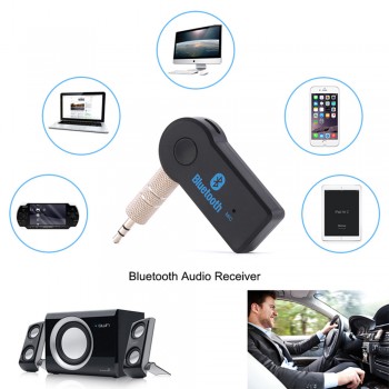 Mini 3.5MM Jack AUX Audio MP3 Music Bluetooth Receiver Car Kit Wireless Handsfree Speaker Headphone Adapter for iphone phone