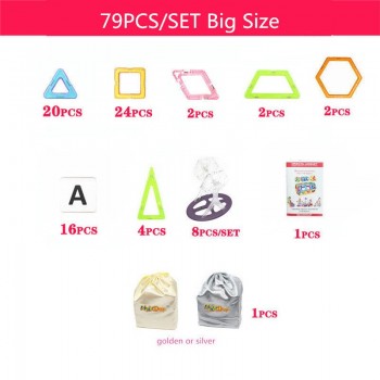 Mini/Big Size 175pcs Magnetic Designer Building Blocks Model amp; Building Toys Brick Enlighten Bricks Magnetic Toys for Children