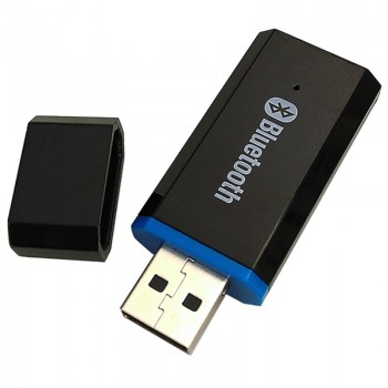JaJaBor Portable 3.5mm AUX Dongle USB Wireless Bluetooth AUX Car Kit Music Audio Receiver Adapter with Audio Cable