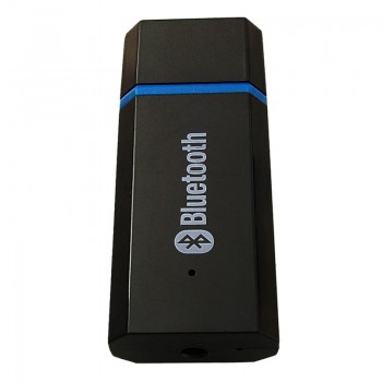 JaJaBor Portable 3.5mm AUX Dongle USB Wireless Bluetooth AUX Car Kit Music Audio Receiver Adapter with Audio Cable