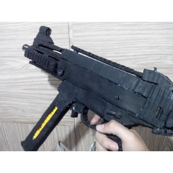 Paper Submachine gun Model Toys Handmade 3D DIY material manual creative Party show props tide Home decorate Collection Gift