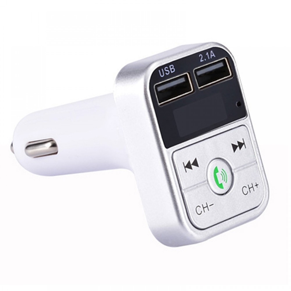 Bluetooth FM Transmitter Hands Free Car Kit Car Styling MP3 Music Player TF Flash Music 5V 2.1A USB Charger 12V-24V FM Modulator