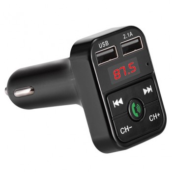 Bluetooth FM Transmitter Hands Free Car Kit Car Styling MP3 Music Player TF Flash Music 5V 2.1A USB Charger 12V-24V FM Modulator
