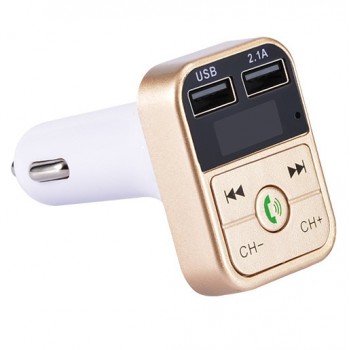 Bluetooth FM Transmitter Hands Free Car Kit Car Styling MP3 Music Player TF Flash Music 5V 2.1A USB Charger 12V-24V FM Modulator