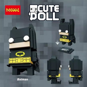 Free shipping DC Marvel Brickheadz Superman Batman Iron man Captain America Hulk Legos Brick headz Model Building Block Set Toy
