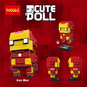 Free shipping DC Marvel Brickheadz Superman Batman Iron man Captain America Hulk Legos Brick headz Model Building Block Set Toy