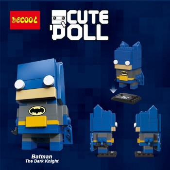 Free shipping DC Marvel Brickheadz Superman Batman Iron man Captain America Hulk Legos Brick headz Model Building Block Set Toy