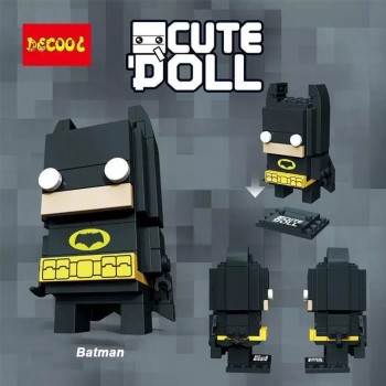 Free shipping DC Marvel Brickheadz Superman Batman Iron man Captain America Hulk Legos Brick headz Model Building Block Set Toy