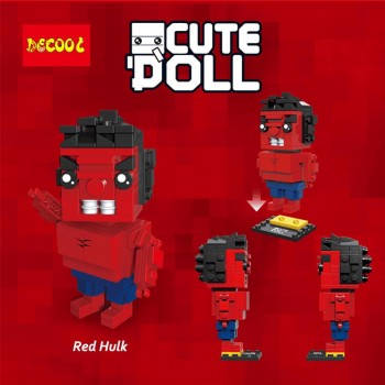 Free shipping DC Marvel Brickheadz Superman Batman Iron man Captain America Hulk Legos Brick headz Model Building Block Set Toy