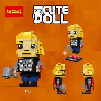 Free shipping DC Marvel Brickheadz Superman Batman Iron man Captain America Hulk Legos Brick headz Model Building Block Set Toy