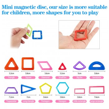 402pcs Magnetic Blocks Magnetic Designer Building Construction Toys Set Magnet Educational Toys For Children Kids Gift