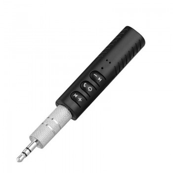 Rovtop Mini 3.5mm Jack Bluetooth Car Kit Wireless Handsfree AUX Stereo Music Audio Receiver Adapter for Speakers Headphone Z2