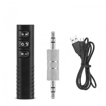 Rovtop Mini 3.5mm Jack Bluetooth Car Kit Wireless Handsfree AUX Stereo Music Audio Receiver Adapter for Speakers Headphone Z2