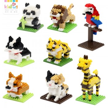Kidus Micro Size Nano Block Diamond Building Minifigures Animal Shape Block Best Toy For Children Legoing