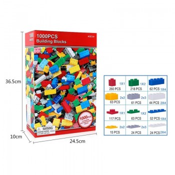 1000pcs/set Stacking Blocks Kids DIY Building amp; Construction Toys Compatible LEGOE Bricks Educational Toys For Children Gifts