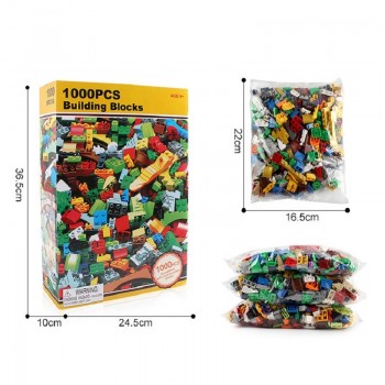 1000pcs/set Stacking Blocks Kids DIY Building amp; Construction Toys Compatible LEGOE Bricks Educational Toys For Children Gifts