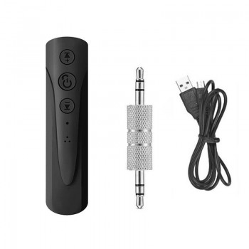 Rovtop Handsfree Bluetooth Car Kit Wireless 3.5mm Jack Bluetooth Aux Audio Adapter Music Receiver For Headphone Phone Car Z2