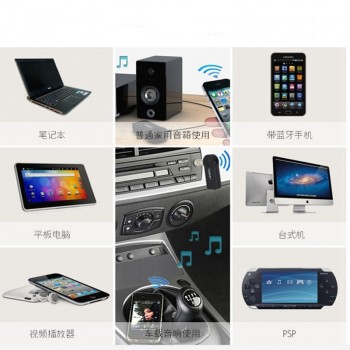 Bluetooth AUX Audio 3.5MM Jack Music Bluetooth Receiver Car Kit Wireless Speaker Headphone Adapter Hands Free For Xiaomi iPhone