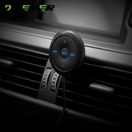 Onever Car 3.5mm Bluetooth Receiver Music Audio Receiver Adapter Hands-free Car Kit A2DP Streaming Kit Support aptX Decode