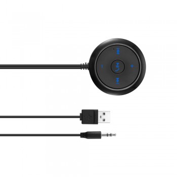 Onever Car 3.5mm Bluetooth Receiver Music Audio Receiver Adapter Hands-free Car Kit A2DP Streaming Kit Support aptX Decode