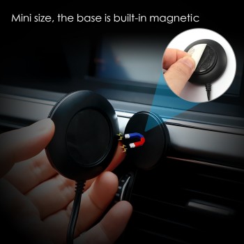 Onever Car 3.5mm Bluetooth Receiver Music Audio Receiver Adapter Hands-free Car Kit A2DP Streaming Kit Support aptX Decode
