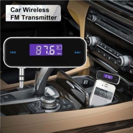 Auto Handsfree Call Fm modulator LCD Display Car accessories Car FM Transmitter 3.5 AUX Smart Phone Modulator