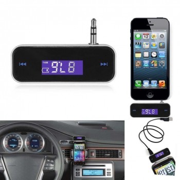 Auto Handsfree Call Fm modulator LCD Display Car accessories Car FM Transmitter 3.5 AUX Smart Phone Modulator