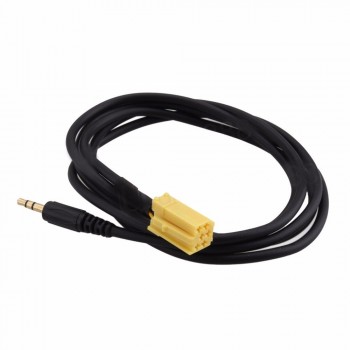 With Two Radio Keys For Fiat Grande Punto Al-fa 159 Car Stereo Aux input Vehicle Lead Cable Adaptor 3.5MM Audio Player
